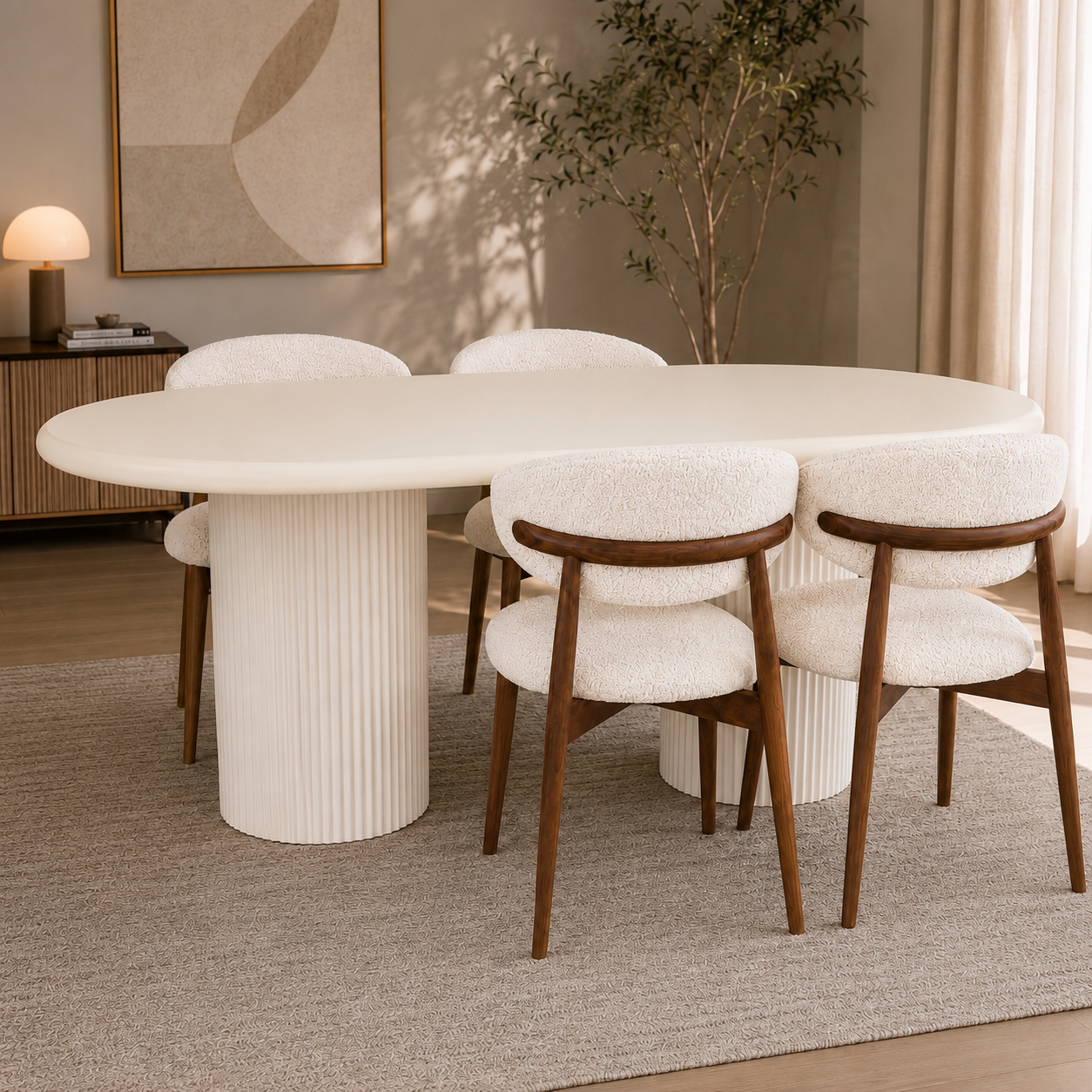 Bean Eettafel Afmetingen 180 × 100 × H75 cm