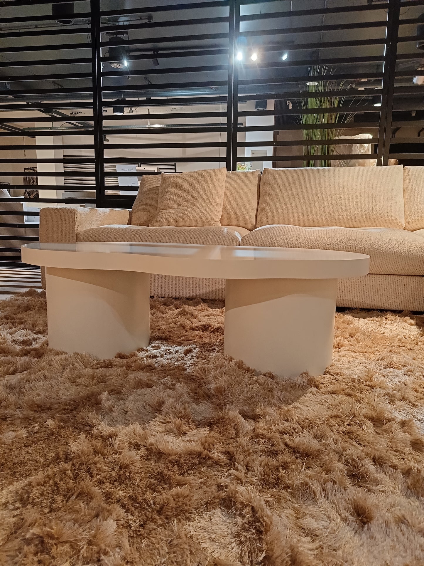 Cave salontafel - beige MDF