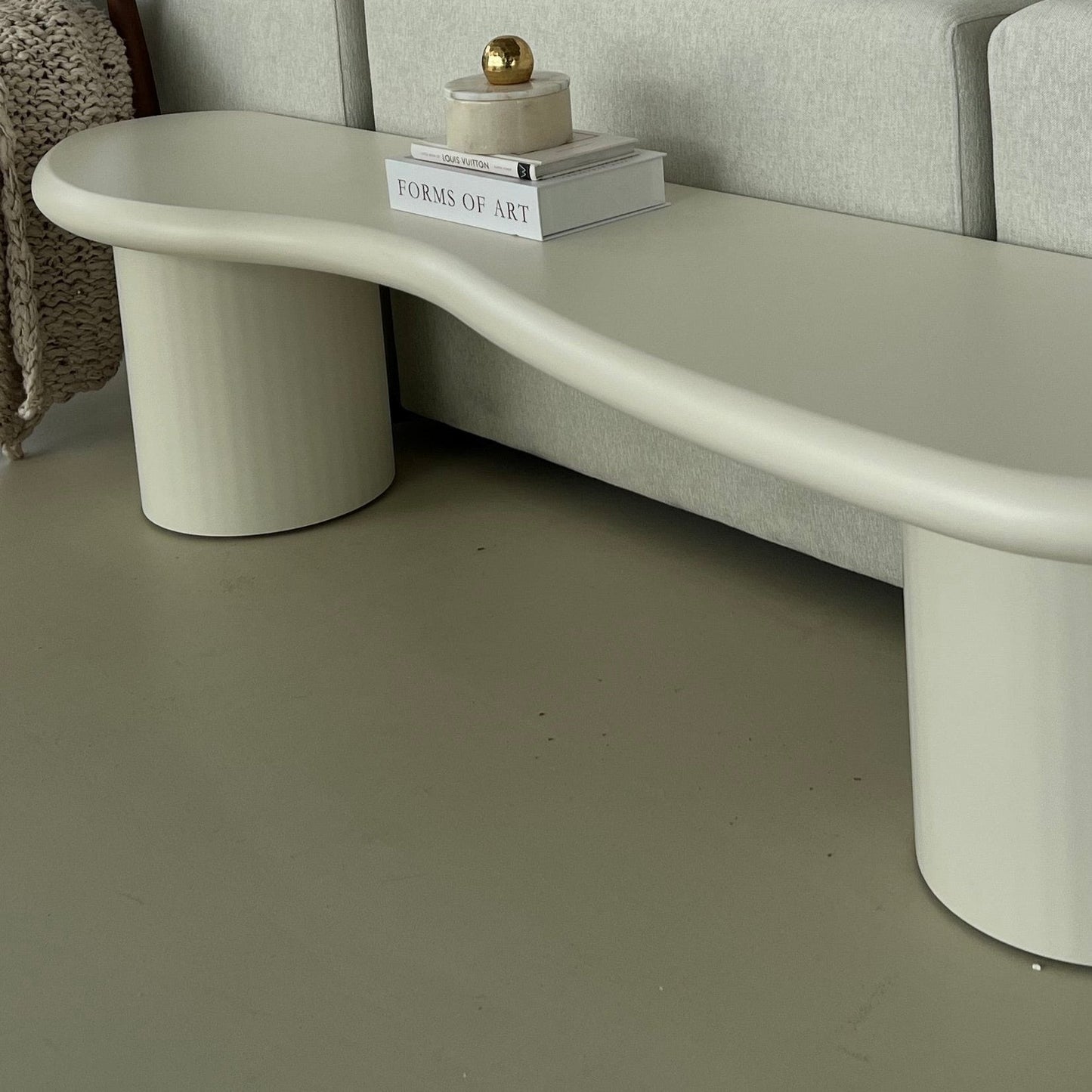 Simple organic tv stand