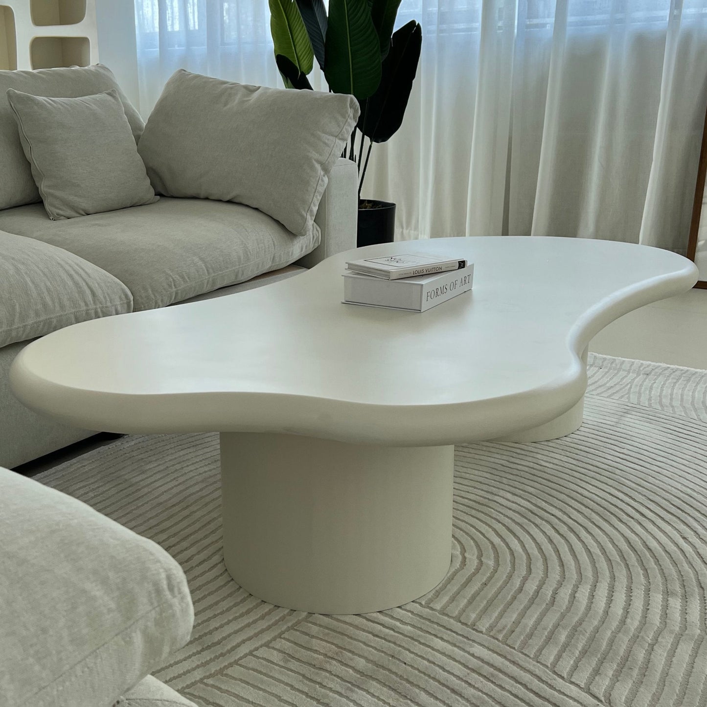 Ventana XL Orta Sehpa Krem MDF – 2. ürün görseli