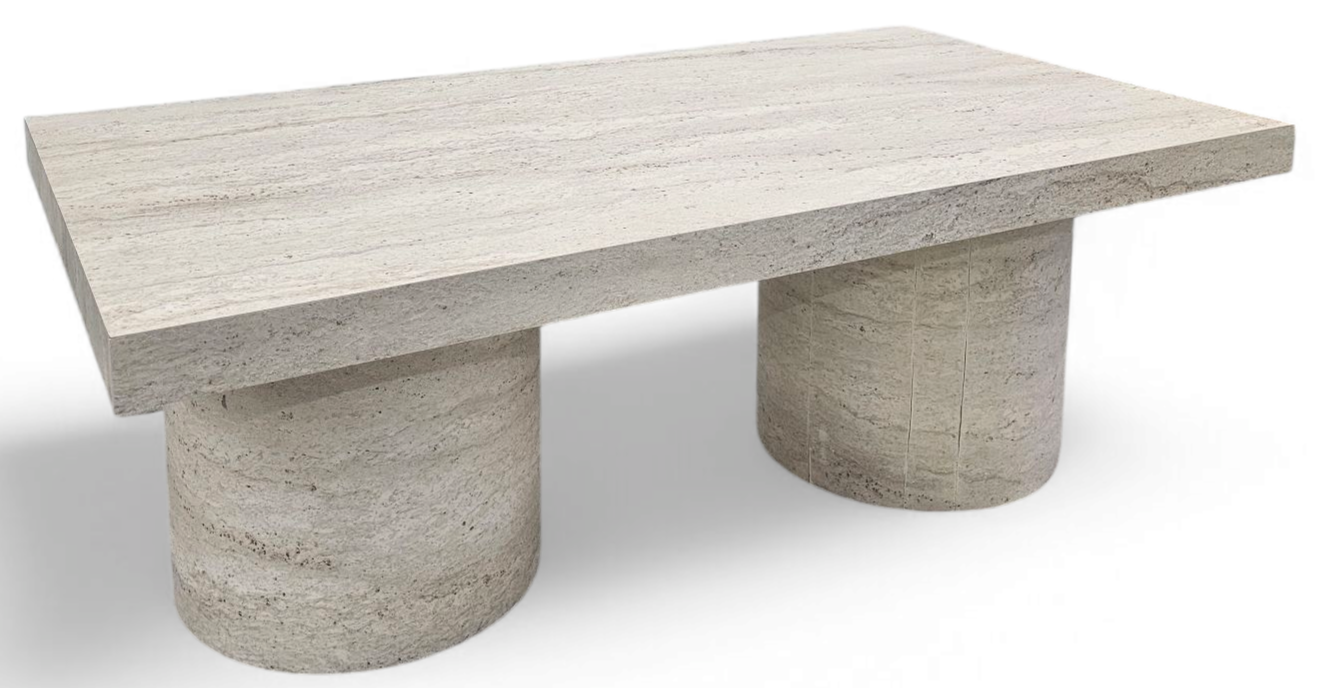 Rotterdam Coffee Table Como Leg Travertine Hpl