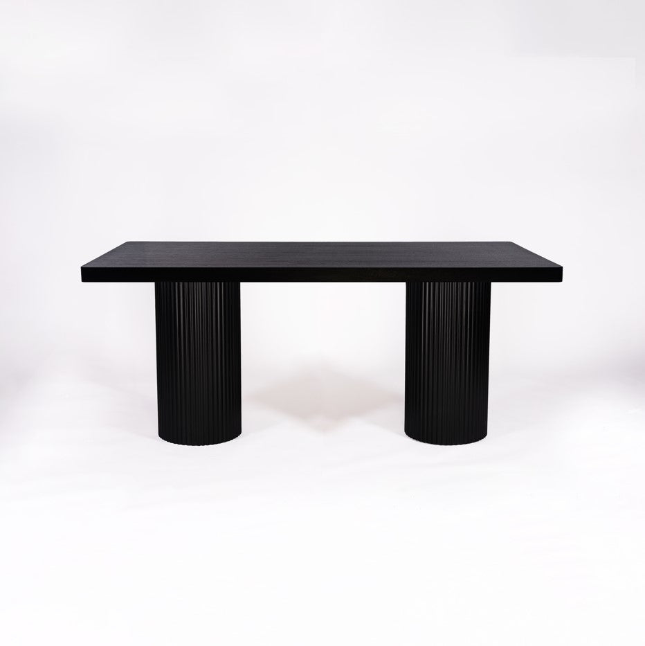 Rotterdam Dining Tweety Leg Black Oak