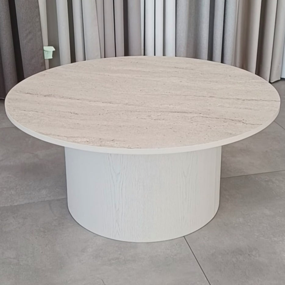 Slim Coffee Table Como Leg Travertine Hpl