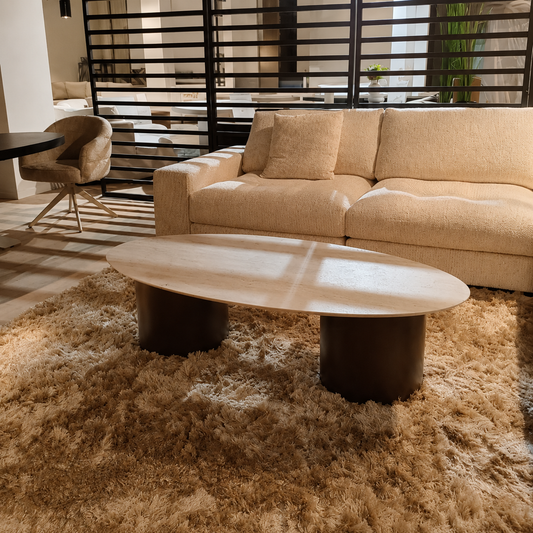 Bergamo Salontafel Afmetingen  150 × 75 × H40 cm