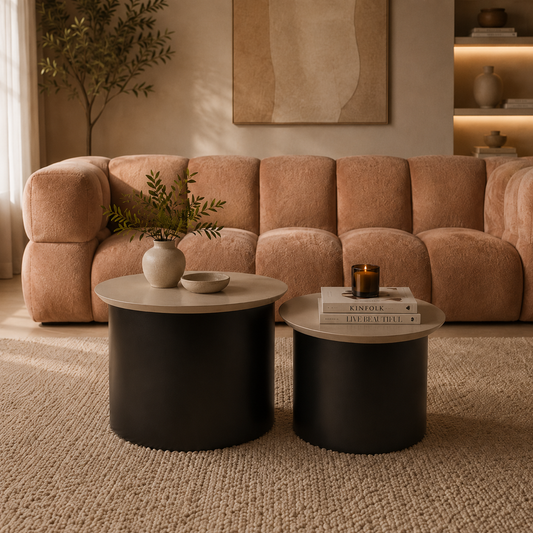 Slim Salontafel Set Zwart | Showmodel Outlet | Direct Leverbaar
