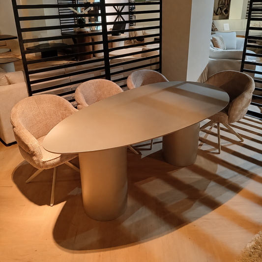 Torino Eettafel 200 × 100 cm | Platina 3 MDF | Showmodel Outlet | Direct Leverbaar