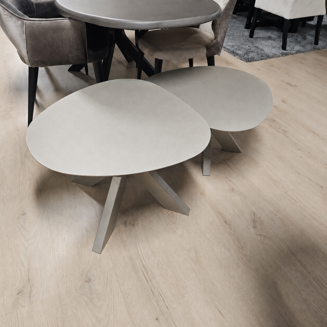 Torino Tafel Set | Platina 3 Eiken | Showmodel Outlet | Direct Leverbaar