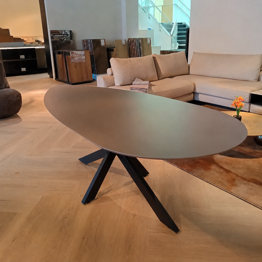 Torino Eettafel 220x100 cm | Zwart | Showmodel Outlet | Direct Leverbaar