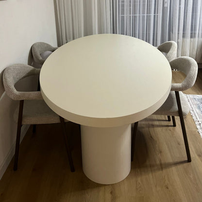 Datca eettafel – Como poot, beige eiken