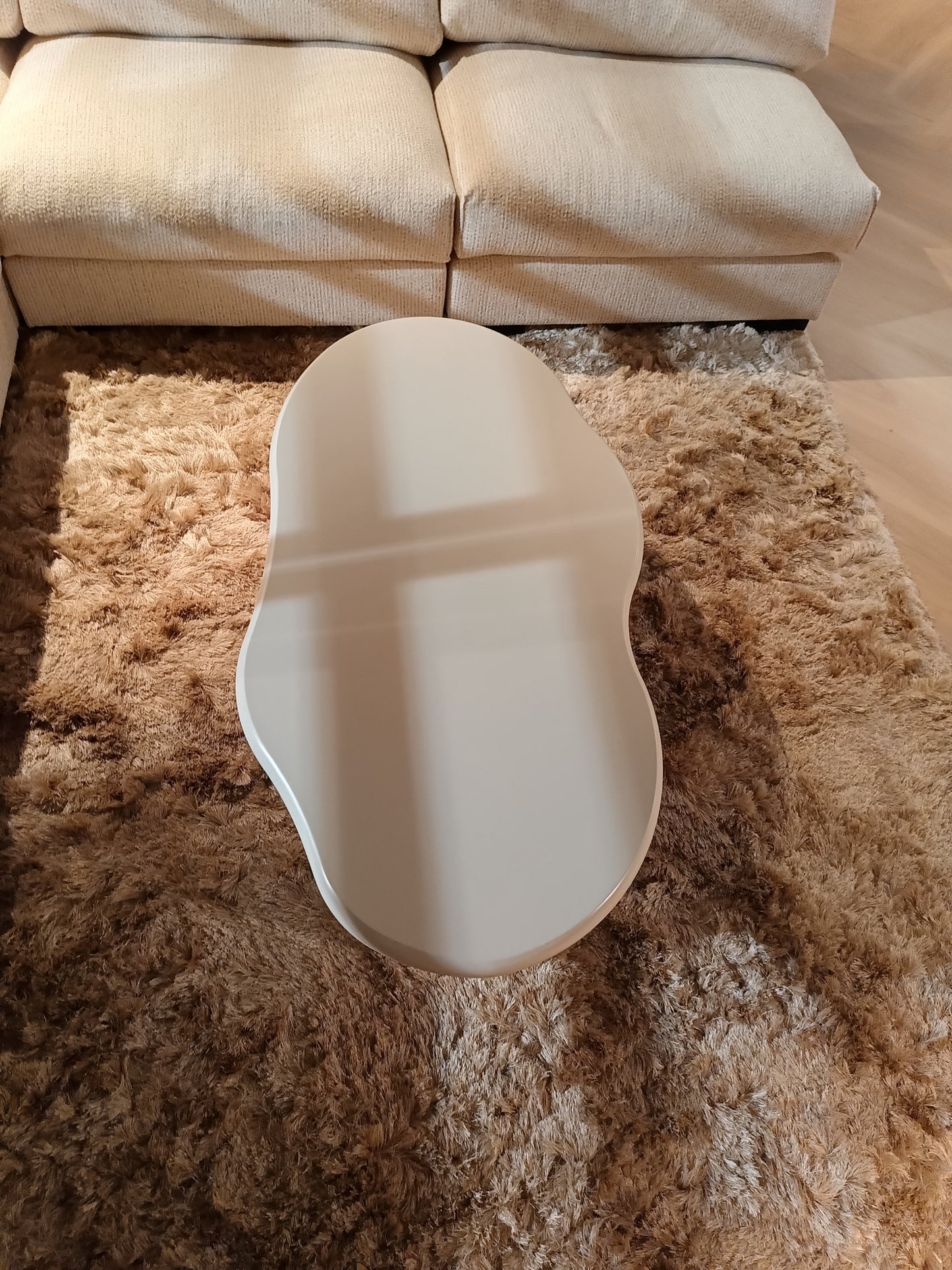 Cave salontafel - beige MDF