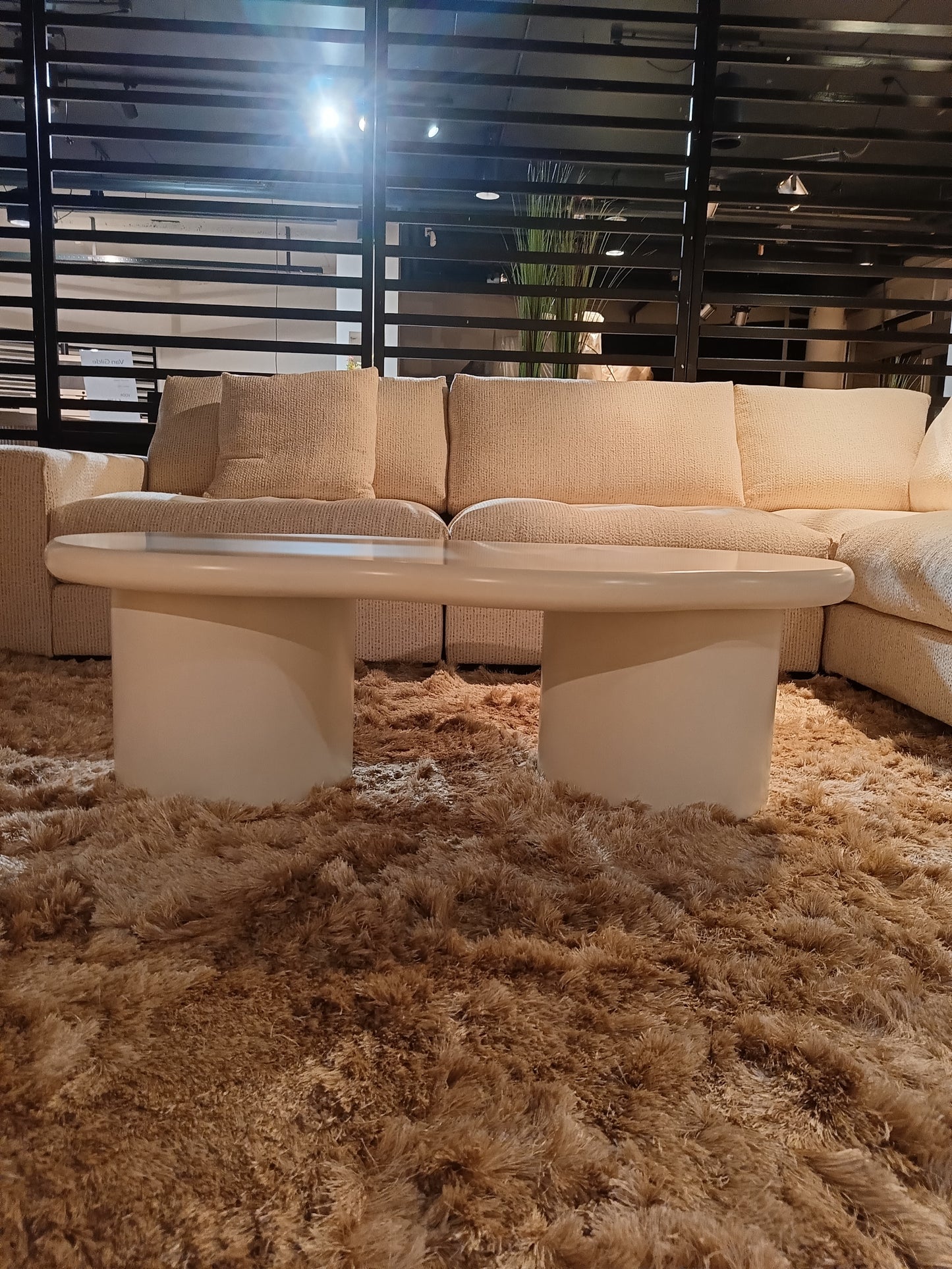 Cave salontafel - beige MDF