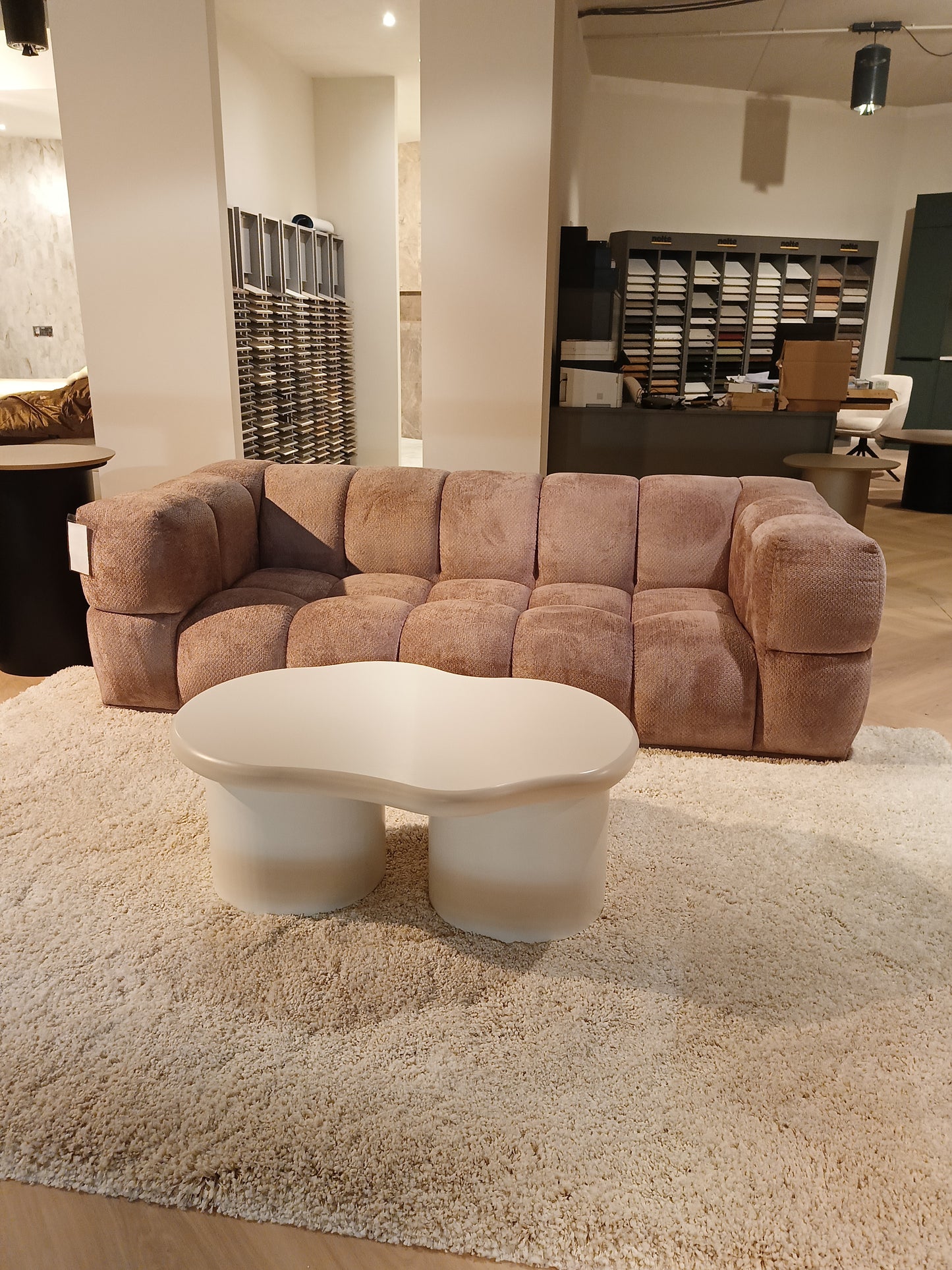 Cave salontafel - beige MDF