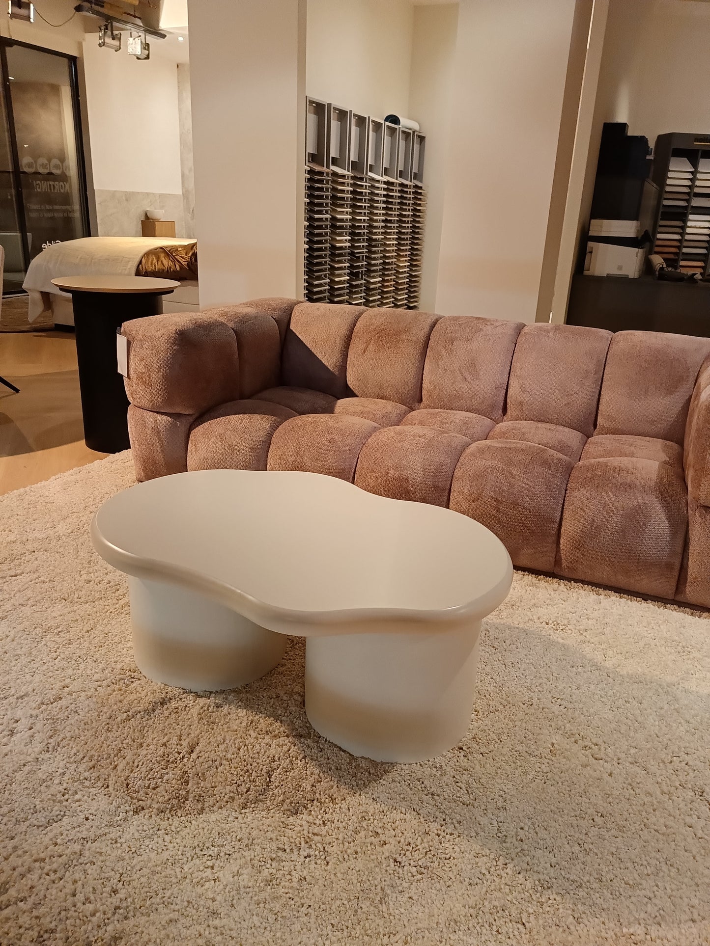 Cave salontafel - beige MDF