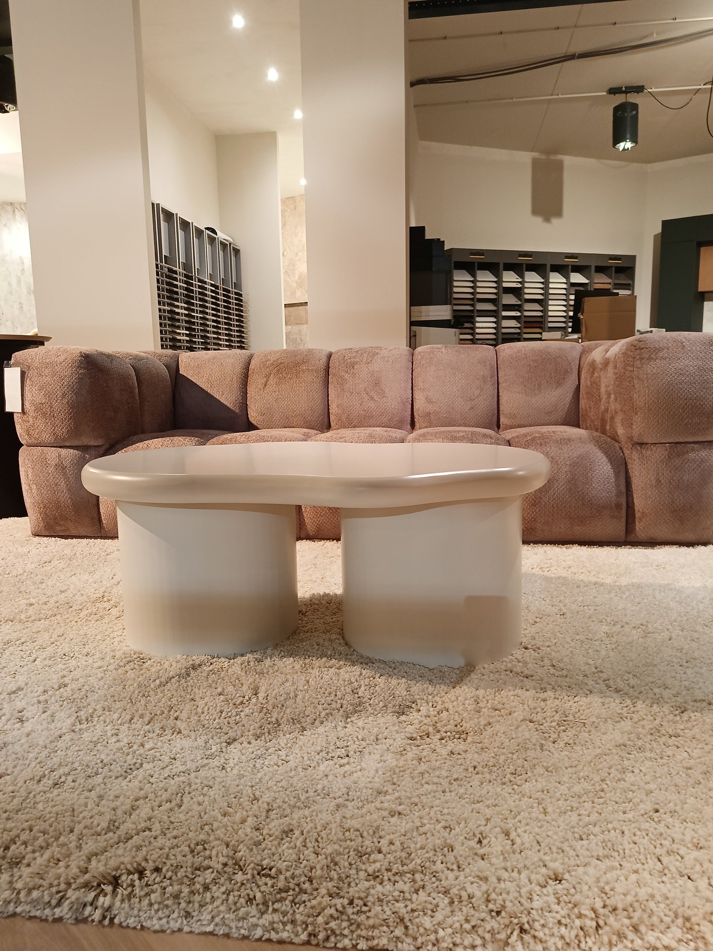 Cave salontafel - beige MDF