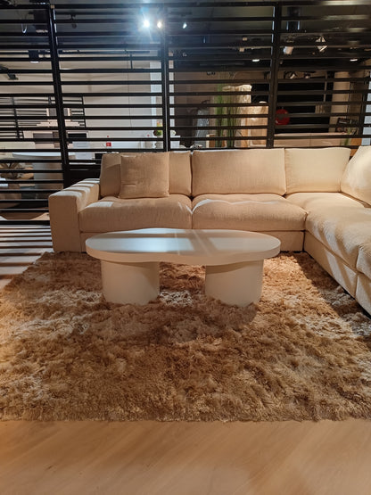 Cave salontafel - beige MDF