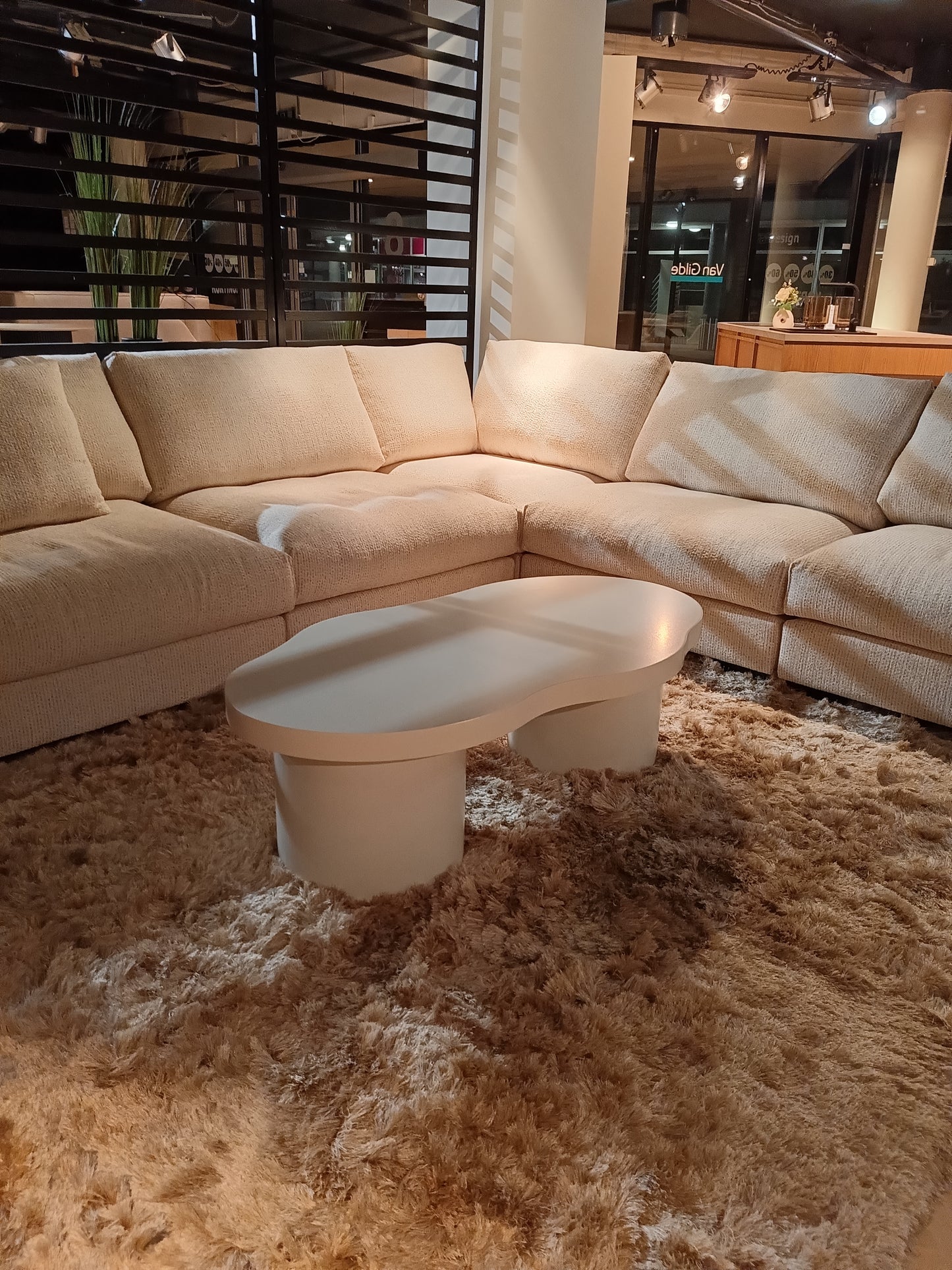 Cave salontafel - beige MDF