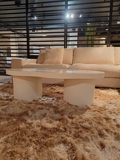 Cave salontafel - beige MDF