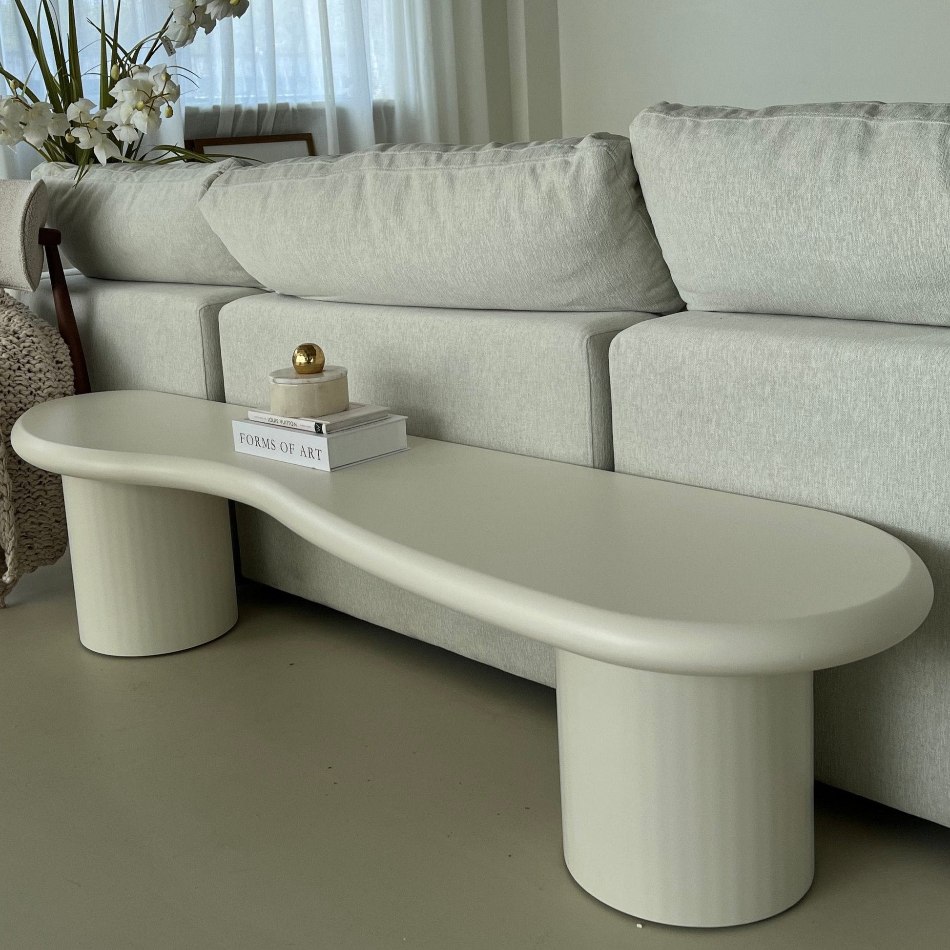Simple Organic TV Ünitesi Krem MDF – 2. ürün görseli