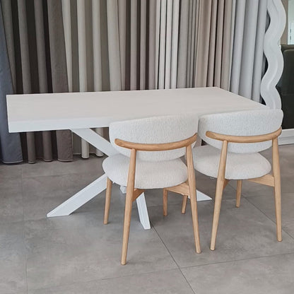 Rotterdam Yemek Masası Spider Ayak Siyah Meşe Kaplama – 2. ürün görseli