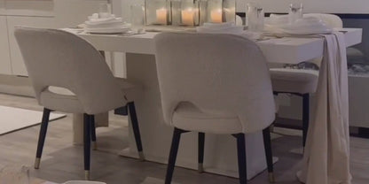 Rotterdam Dining Table Beige Oak