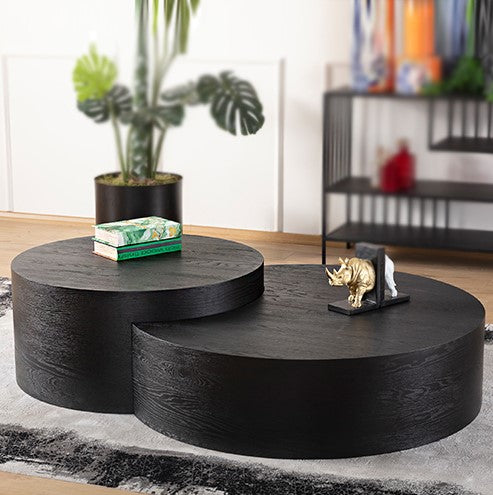 Arizona coffee table black oak