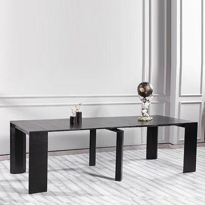 Max extention dining table black oak