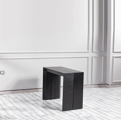 Max extention dining table black oak