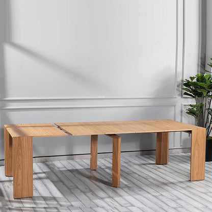 Max extention dining table naturel oak