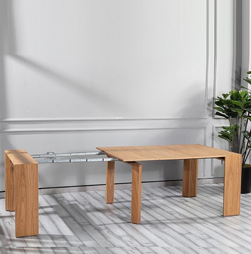 Max extention dining table naturel oak