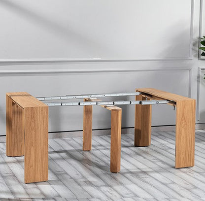 Max extention dining table naturel oak