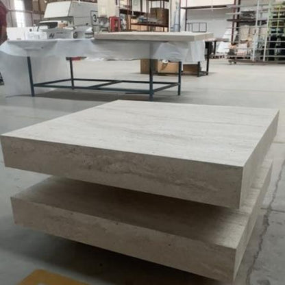 Hamburger coffee table 80x80