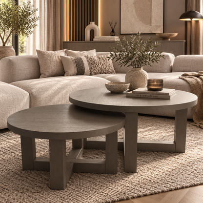 Berlin salontafel - Platin 3 eiken
