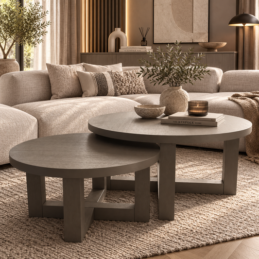 Berlin salontafel - Platin 3 eiken