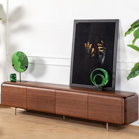 Bologna tv stand american walnut