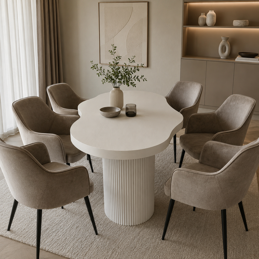 Bugatti eettafel – Tweety poot, beige eiken