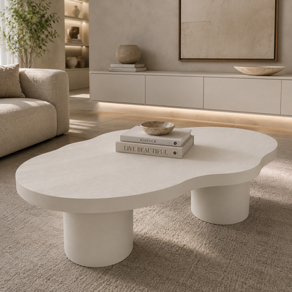 Bugatti salontafel - off-white MDF