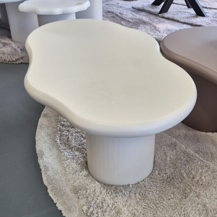 Cave Coffee Table Beige Mdf