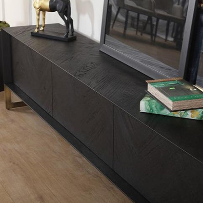 Dream tv stand black oak