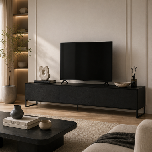 Dream TV Ünitesi Siyah Meşe – genel ürün görünümü