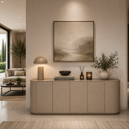 Elips TV-meubel – Platin 3 eiken