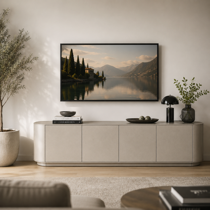 Elips TV-meubel – Platin 3 eiken