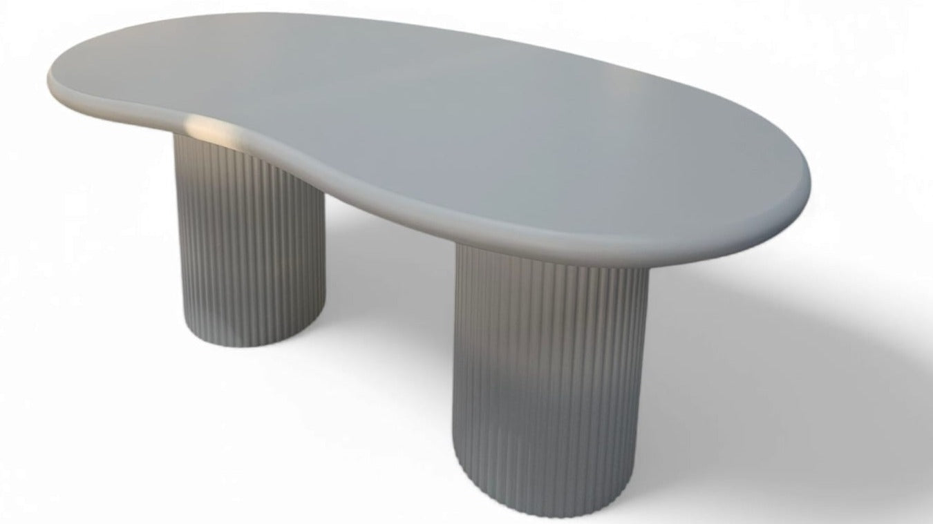 Fasulye eettafel – Tweety poot, off-white - sfeerfoto in interieur