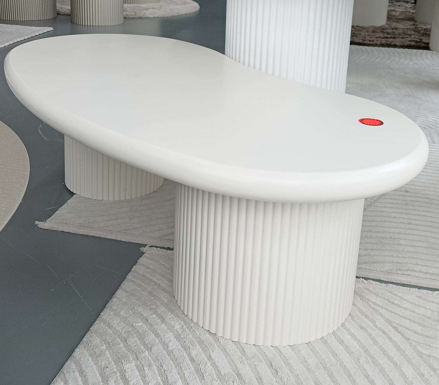 Fasulye Coffee Table Tweety Leg Off White