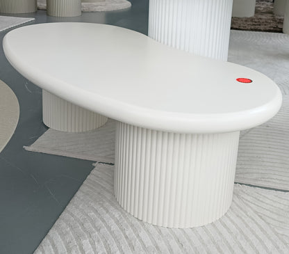 Fasulye Coffee Table Tweety Leg Off White