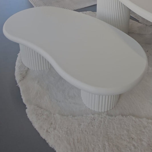 Fasulye Coffee Table Tweety Leg Off White