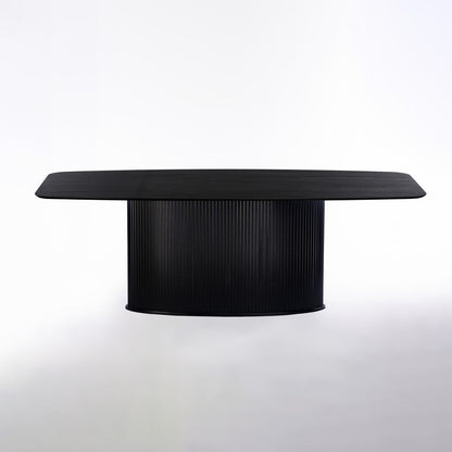 Danish ovale top apollo leg dining table