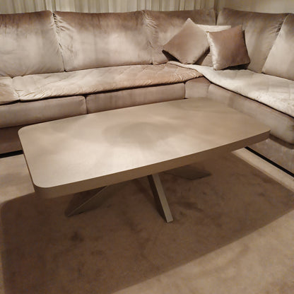 Gana salontafel – spiderpoot, Platin 3 eiken