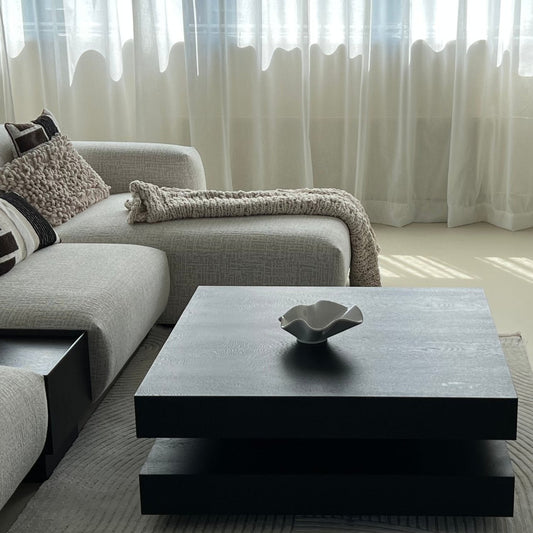 Hamburger coffee table 100x100