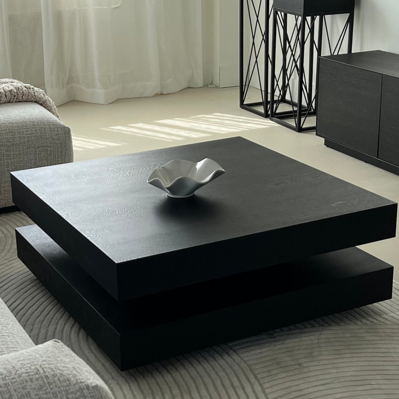 Hamburger coffee table 100x100