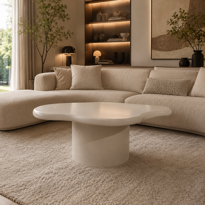 Isabella salontafel – off-white MDF
